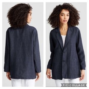 Eileen Fisher | 100% Linen Blazer Jacket S…